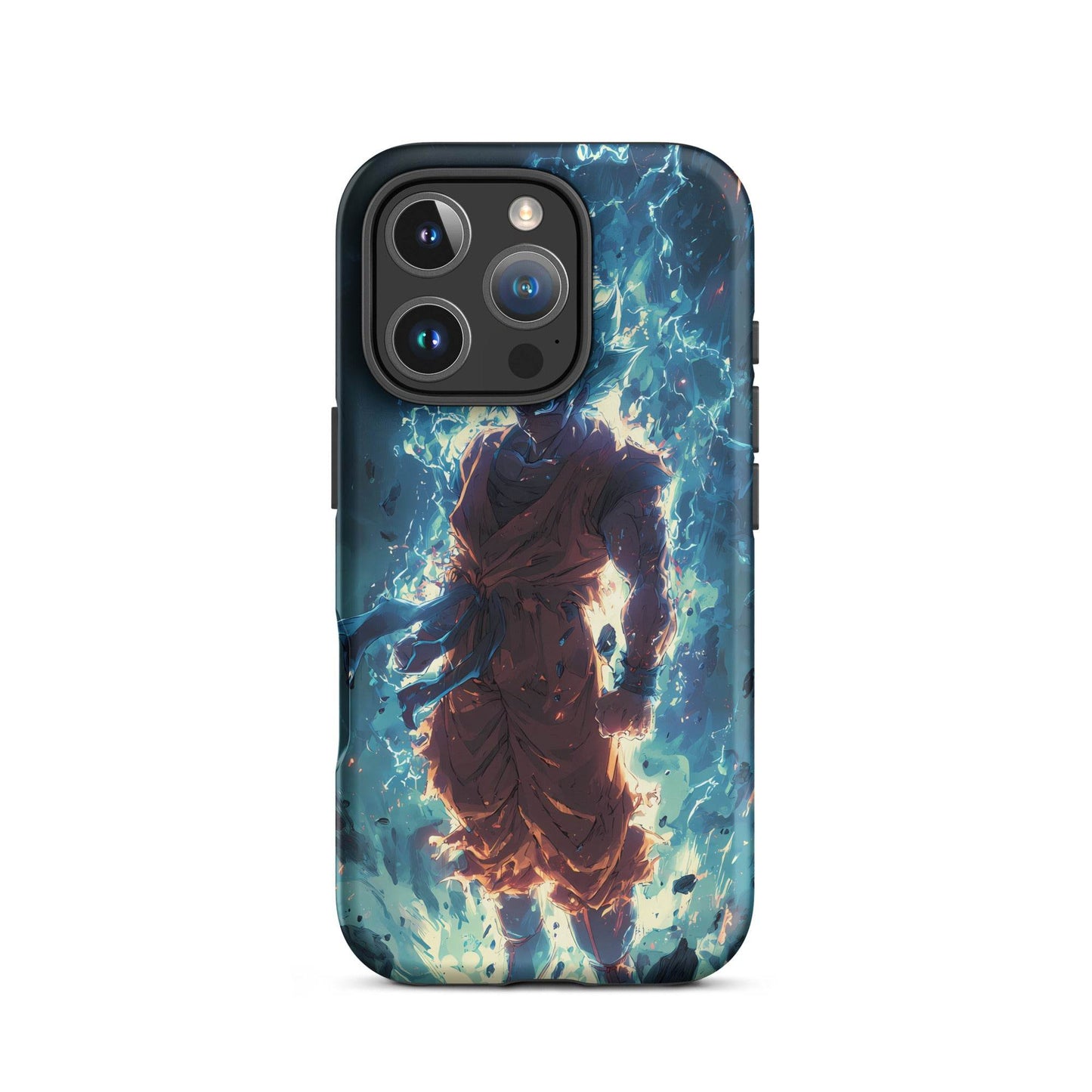 Super Saiyan Blue Goku, Dragon Ball Super Anime Fan Art Tough Case for iPhone® - Chromavolt