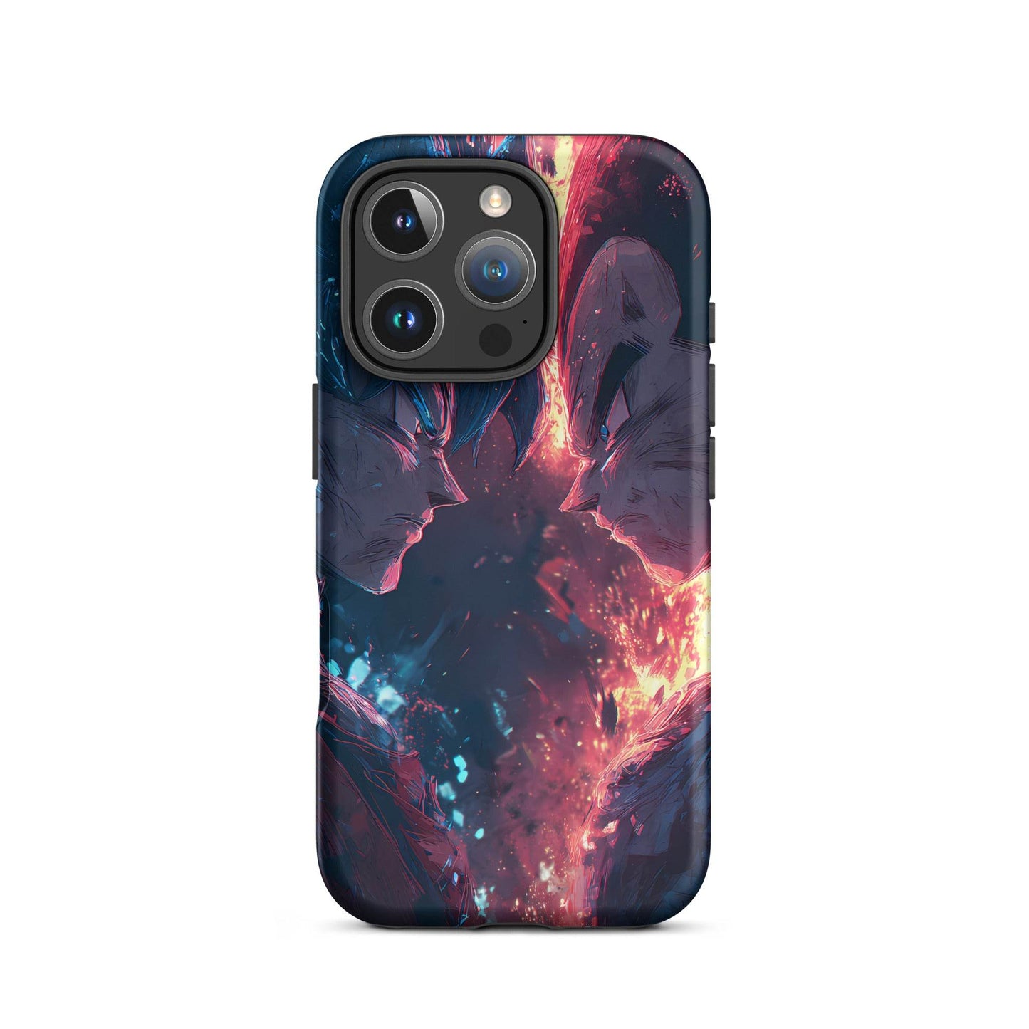 Goku Vs Vegeta, Dragon Ball Z Anime Fan Art Tough Case for iPhone® - Chromavolt