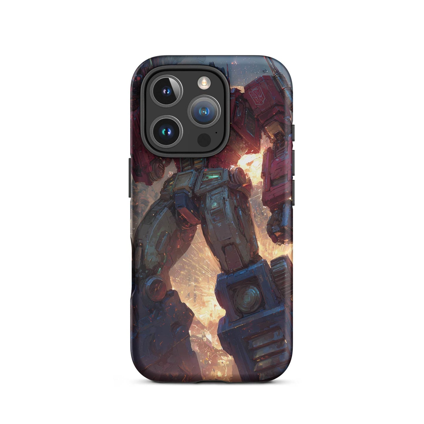 Optimus Prime Transformers Anime Fan Art Tough Case for iPhone® - Chromavolt
