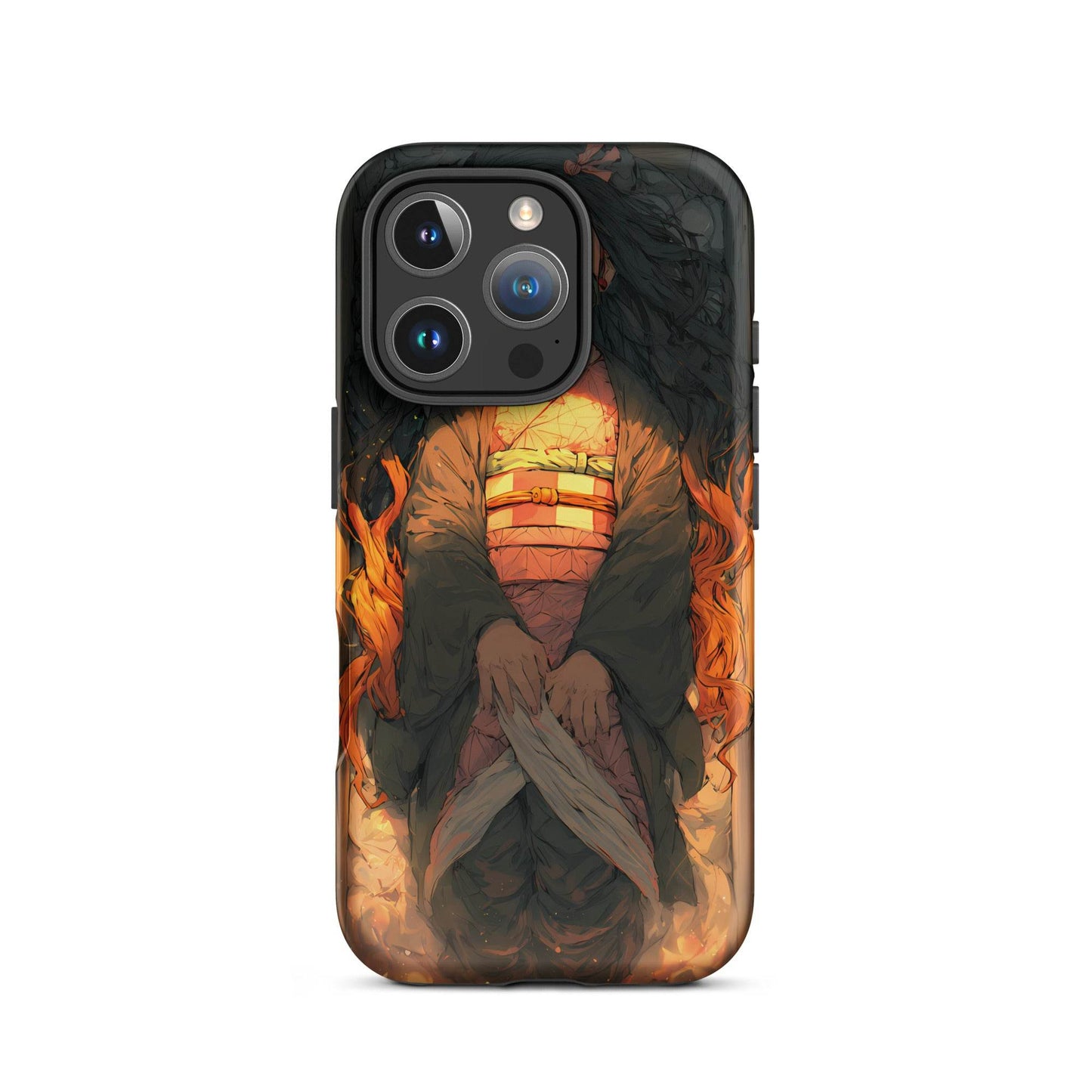 Sleeping Nezuko, Demon Slayer Anime Tough Case for iPhone® - Chromavolt