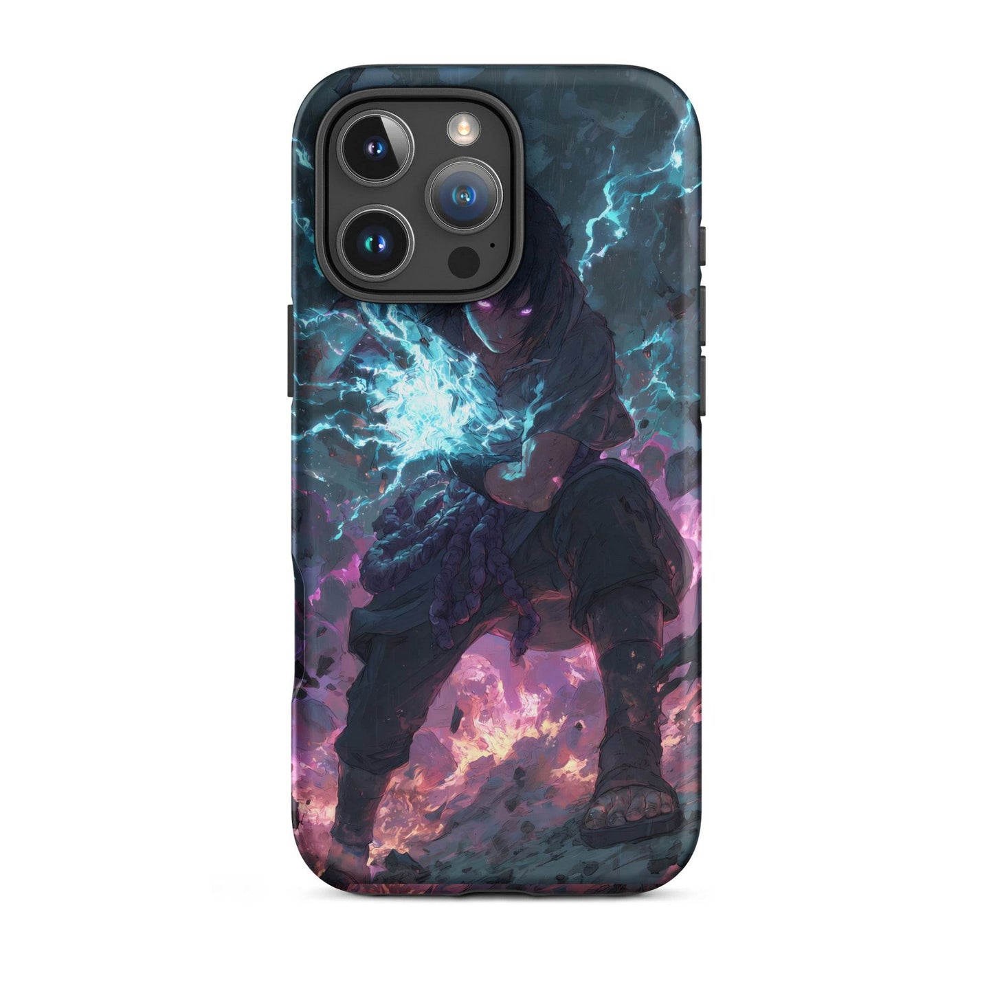 Sasuke Uchiha Chidori, Naruto Shippuden Tough Case for iPhone® - Chromavolt
