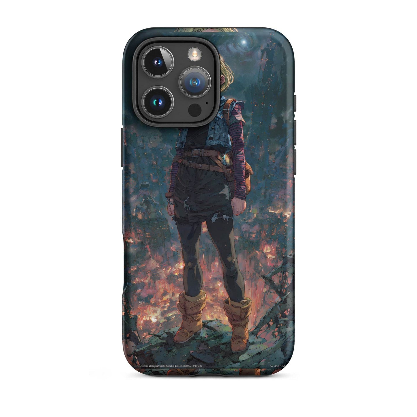 Android 18 Dragon Ball Z Anime Tough Case for iPhone® - Chromavolt