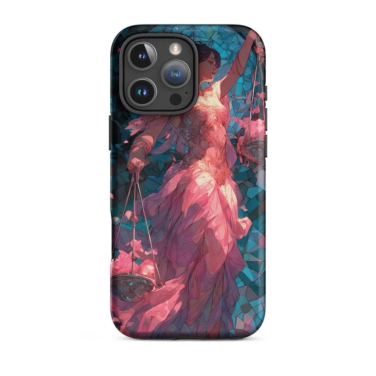 Libra Zodiac Sign Fan Art Tough Case for iPhone® - Chromavolt