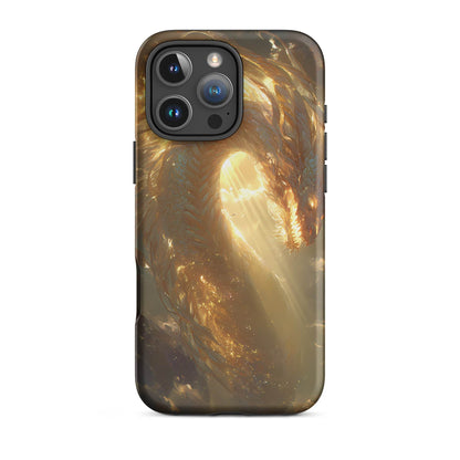 Light Dragon: The Celestial Flame Tough Case for iPhone® - Chromavolt