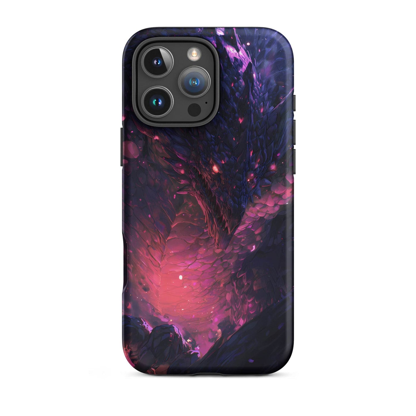 Darkness Dragon: The Void Warden Tough Case for iPhone® - Chromavolt