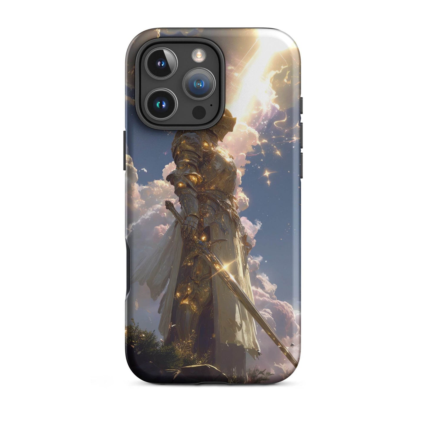 Light Elemental Knight, Original Anime Art Tough Case for iPhone® - Chromavolt
