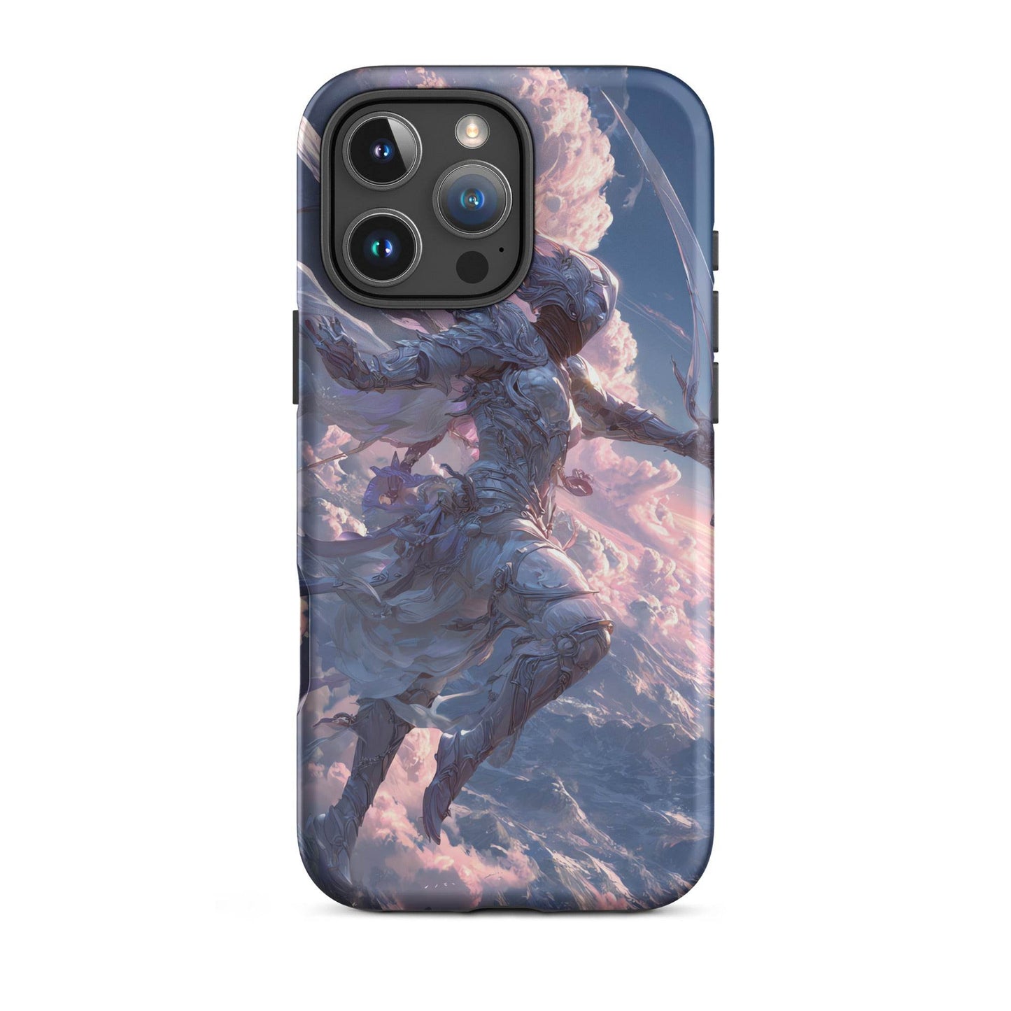Wind Elemental Knight, Original Anime Art Tough Case for iPhone® - Chromavolt