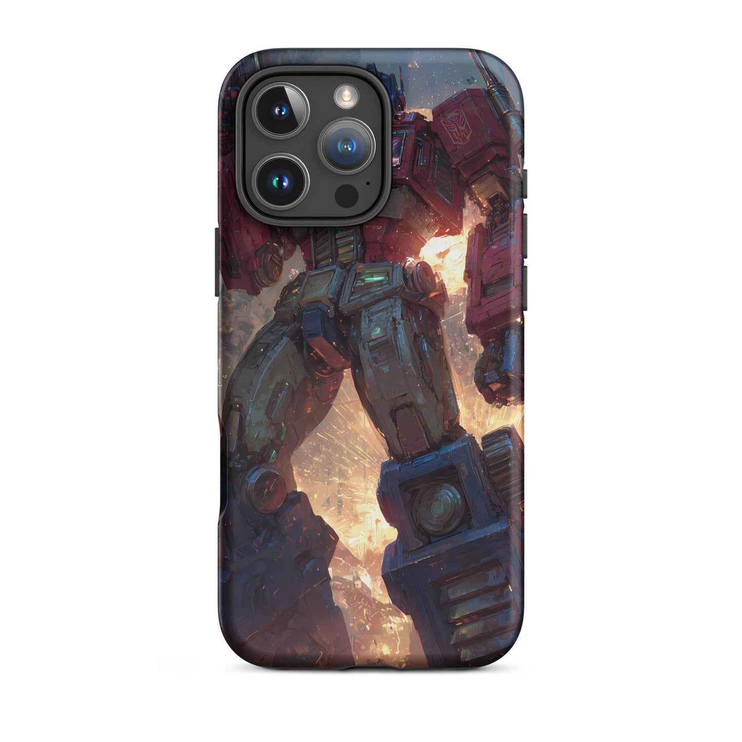 Optimus Prime Transformers Anime Fan Art Tough Case for iPhone® - Chromavolt