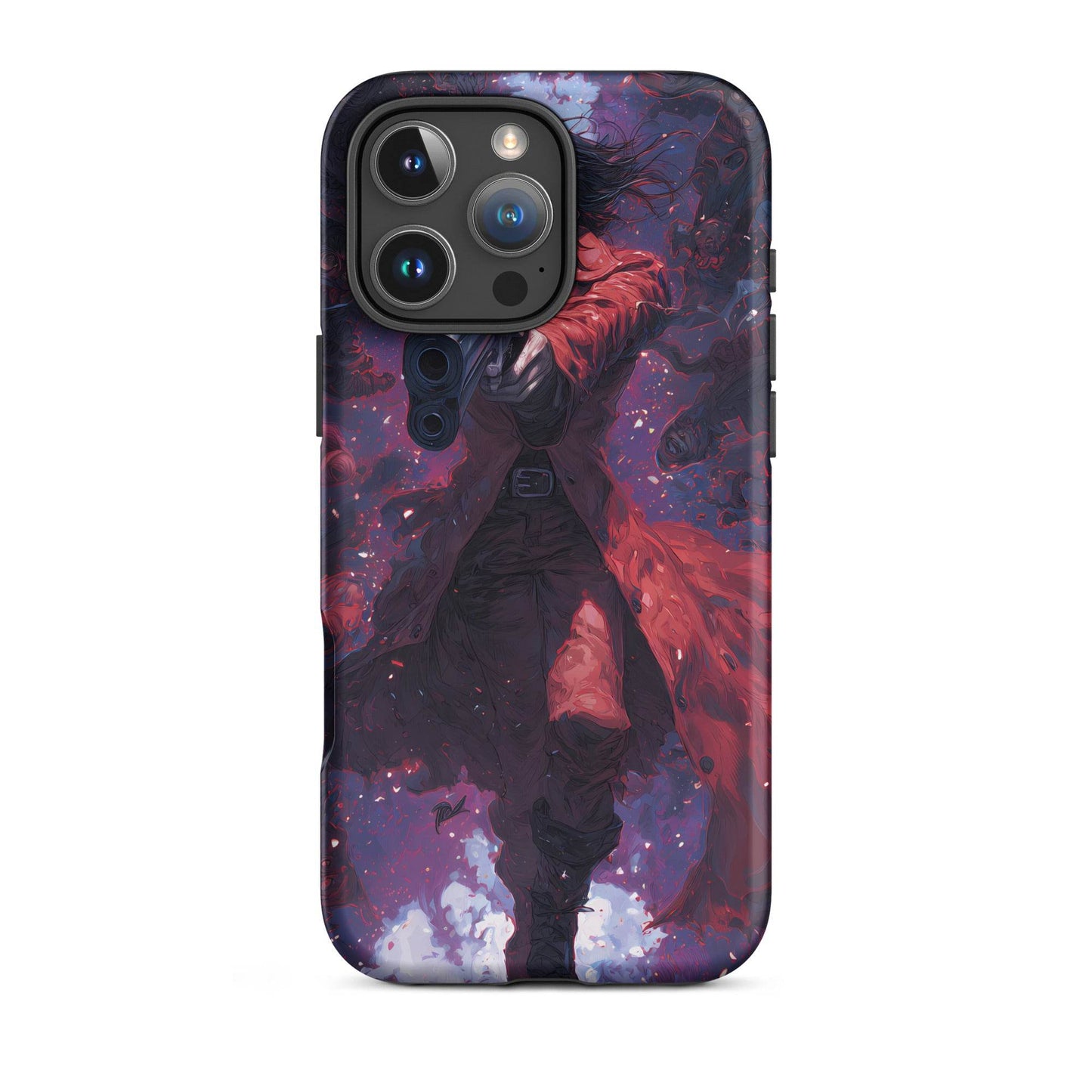 Alucard Hellsing Anime Fan Art Tough Case for iPhone® - Chromavolt