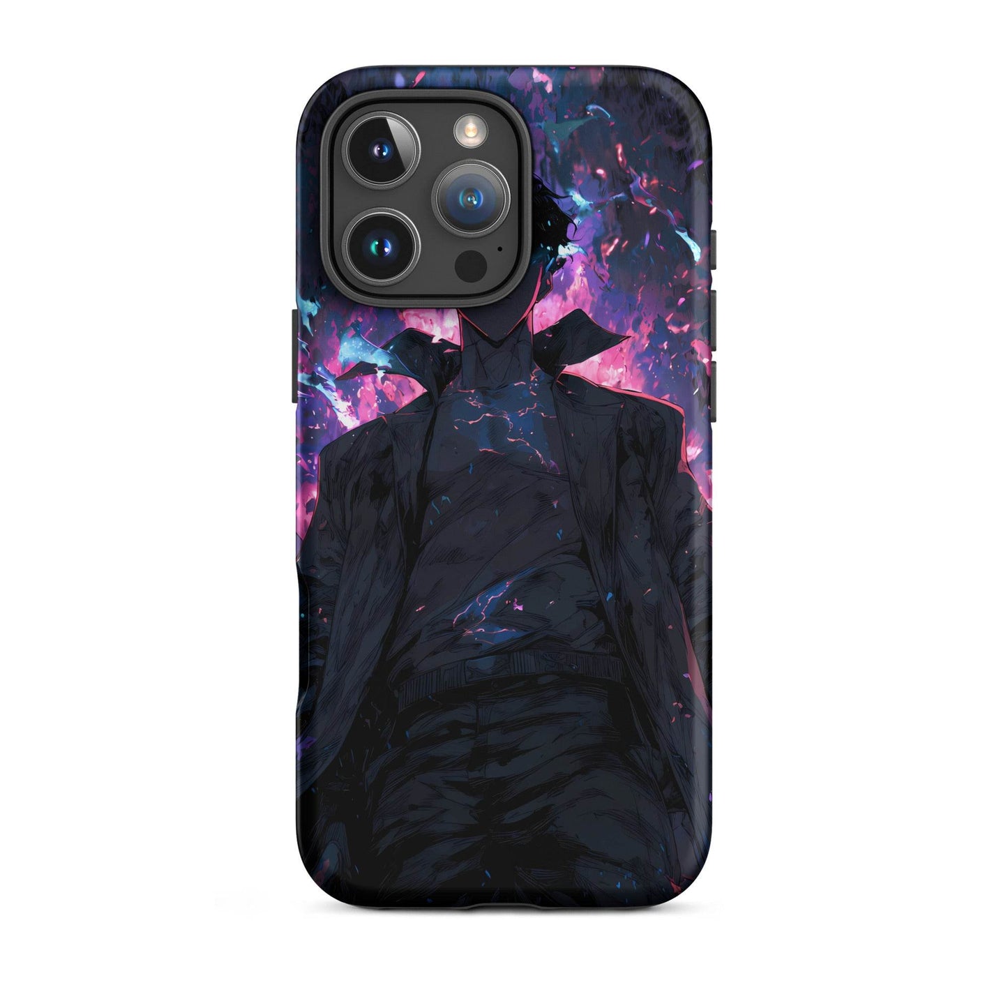 Solo Leveling Sung Jin Woo Anime Fan Art Tough Case for iPhone® - Chromavolt