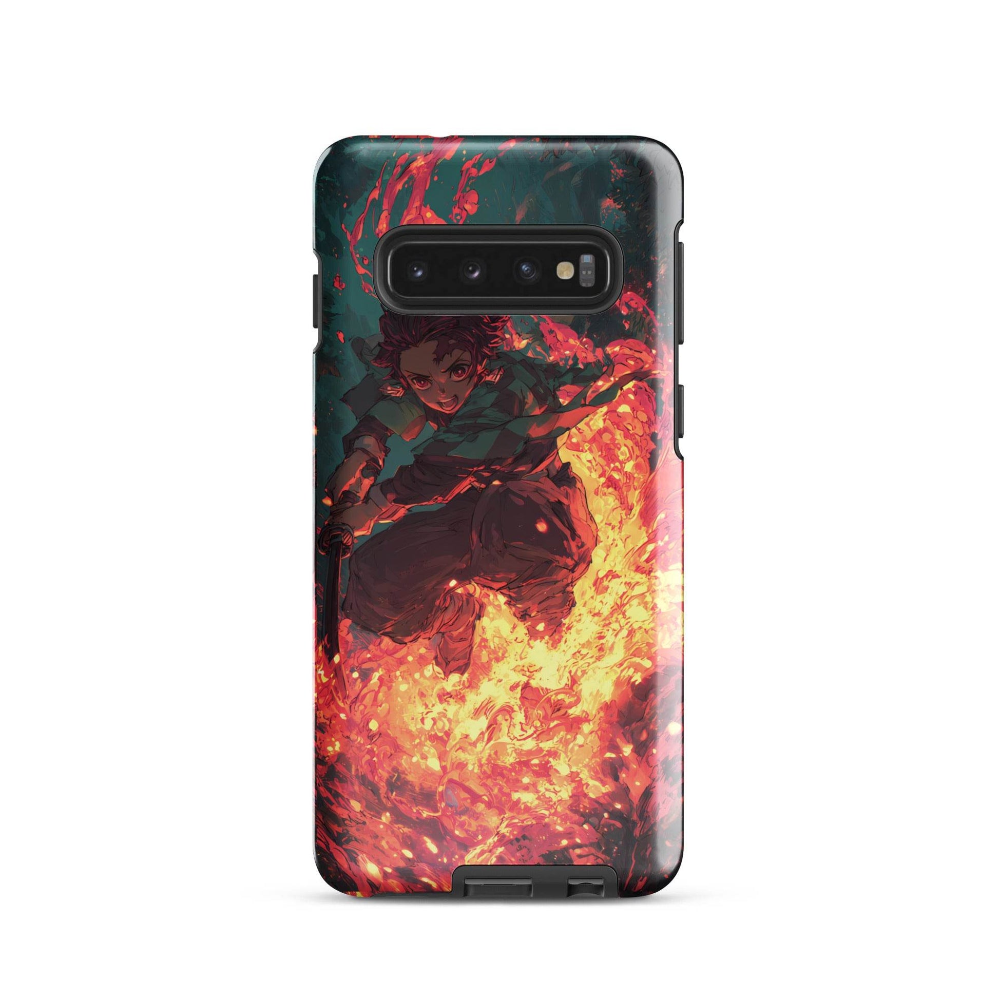 Tanjiro Kamado Hinokami Kagura, Demon Slayer Anime Tough case for Samsung® - Chromavolt
