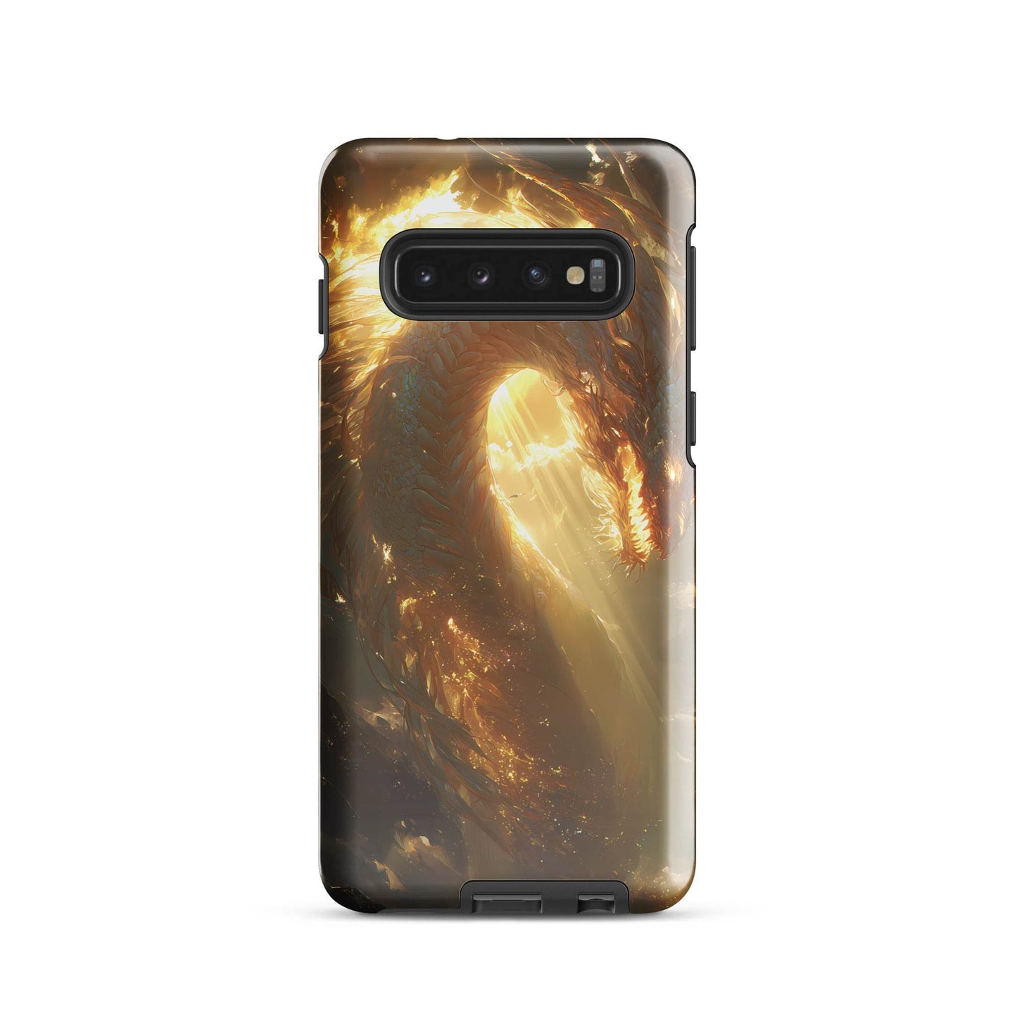 Light Dragon: The Celestial Flame Tough case for Samsung® - Chromavolt