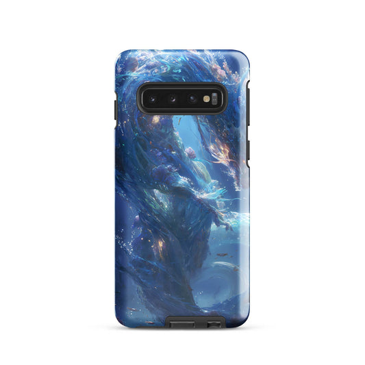 Water Dragon: The Serpent of Serenity Tough case for Samsung® - Chromavolt