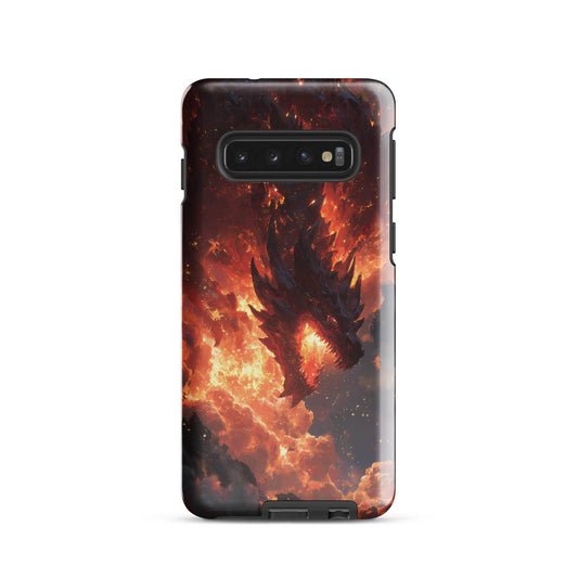 Fire Dragon: The Inferno Sovereign Tough case for Samsung® - Chromavolt