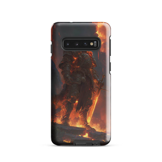 Fire Elemental Knight, Original Anime Art Tough case for Samsung® - Chromavolt