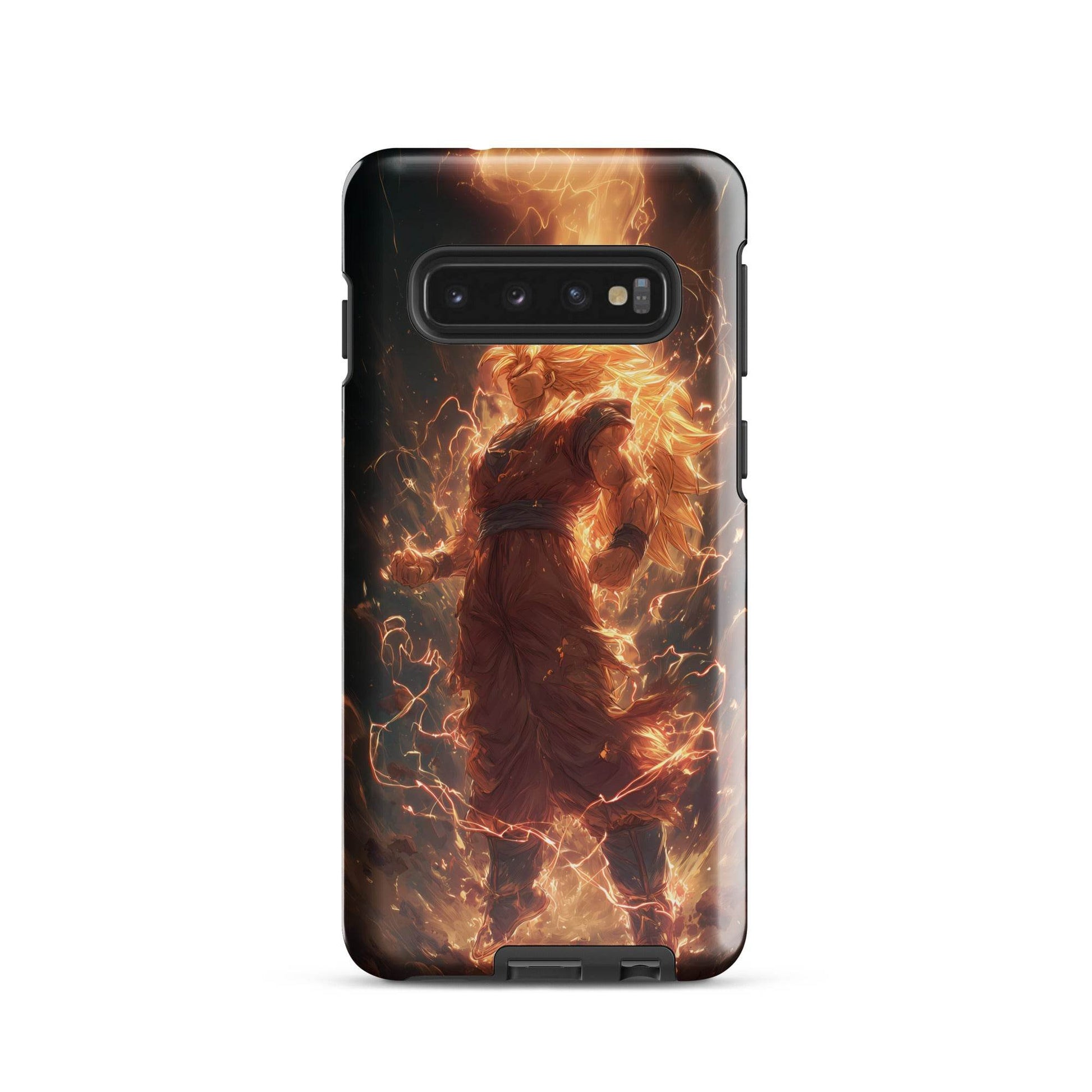 Super Saiyan 3 Goku, Dragon Ball Z Anime Fan Art Tough case for Samsung® - Chromavolt