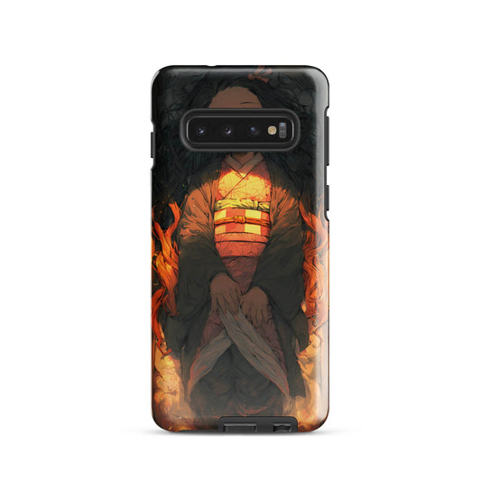 Sleeping Nezuko, Demon Slayer Anime Tough case for Samsung® - Chromavolt