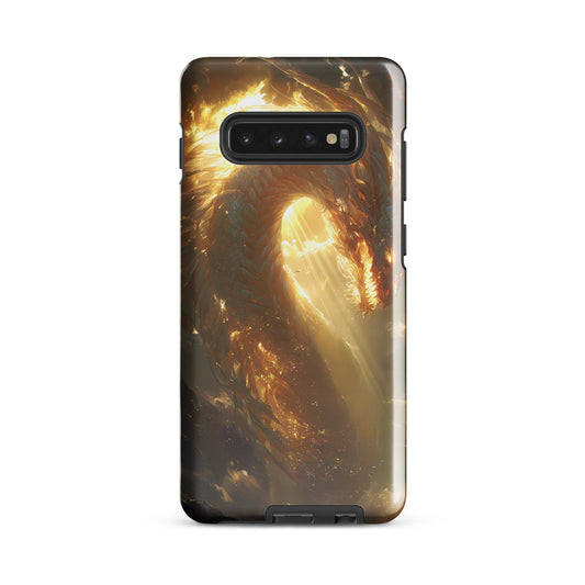 Light Dragon: The Celestial Flame Tough case for Samsung® - Chromavolt