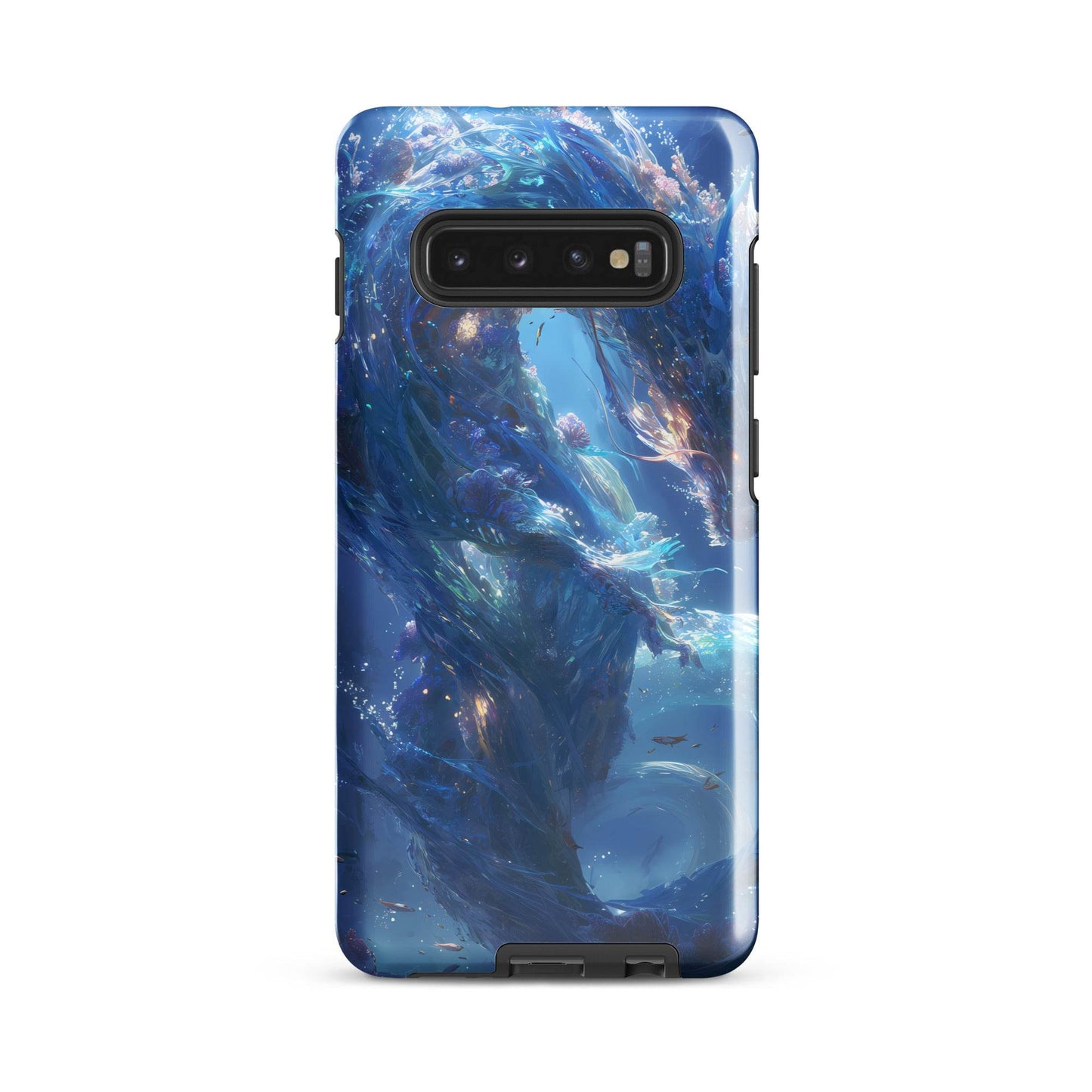 Water Dragon: The Serpent of Serenity Tough case for Samsung® - Chromavolt