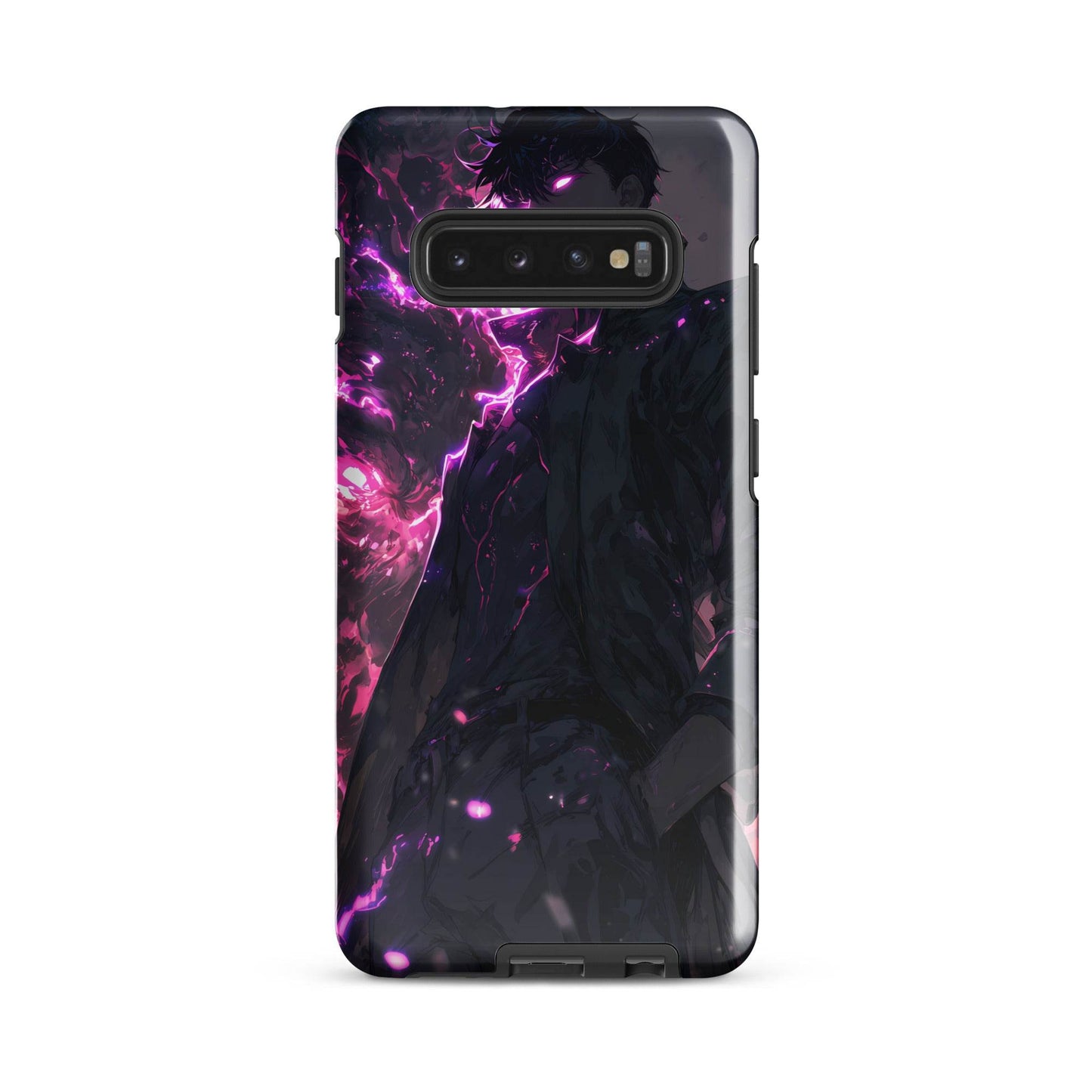 Solo Leveling Sung Jinwoo Shadow Monarch Anime Fan Art Tough case for Samsung® - Chromavolt