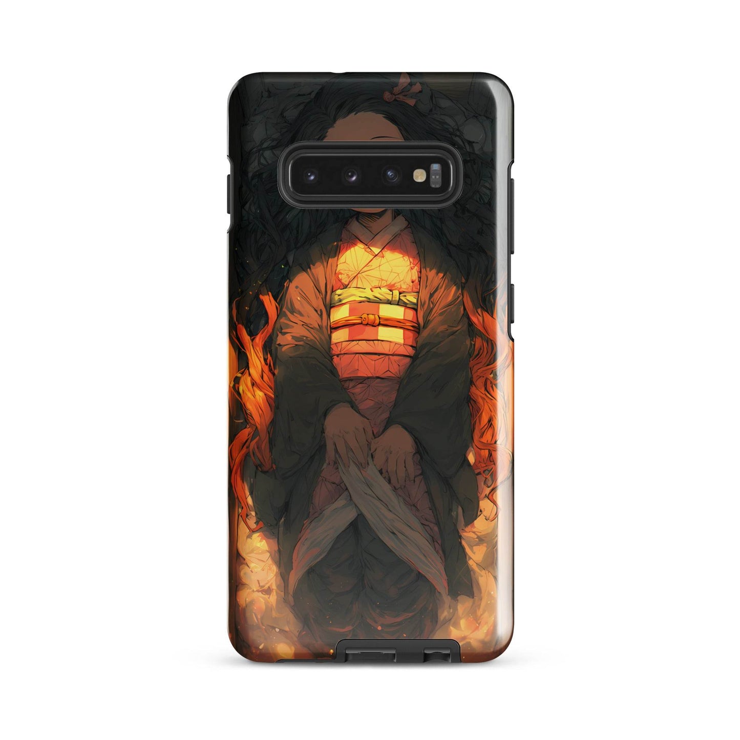 Sleeping Nezuko, Demon Slayer Anime Tough case for Samsung® - Chromavolt