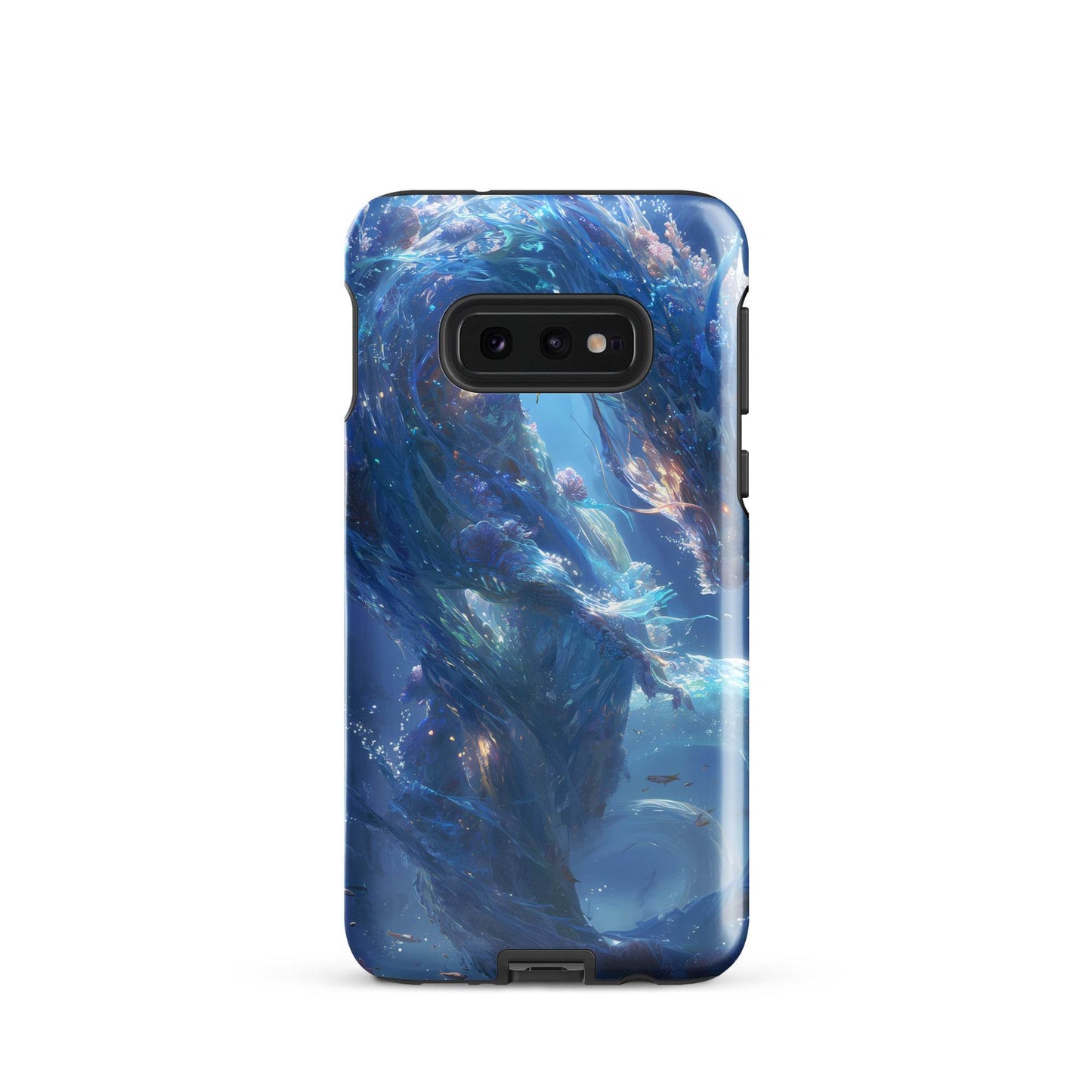 Water Dragon: The Serpent of Serenity Tough case for Samsung® - Chromavolt