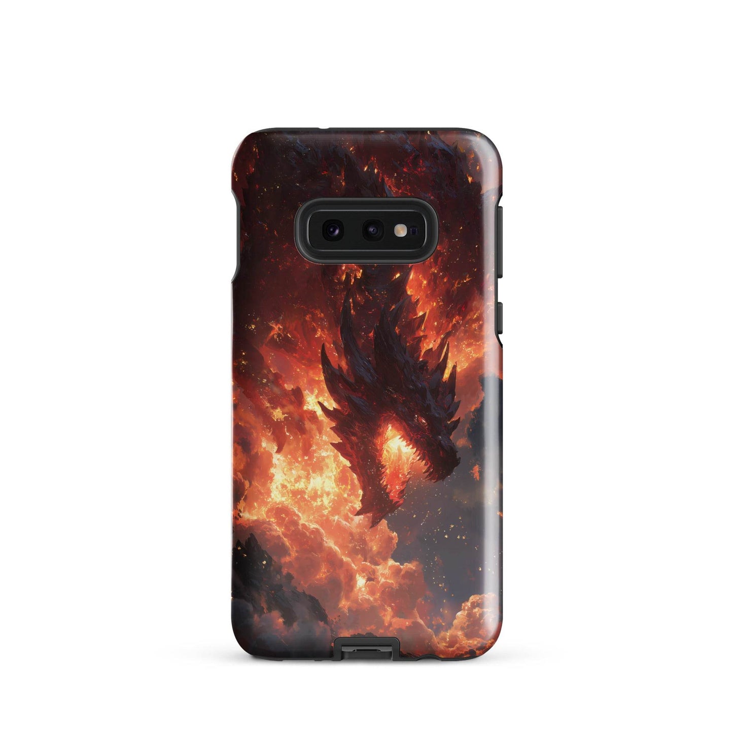 Fire Dragon: The Inferno Sovereign Tough case for Samsung® - Chromavolt