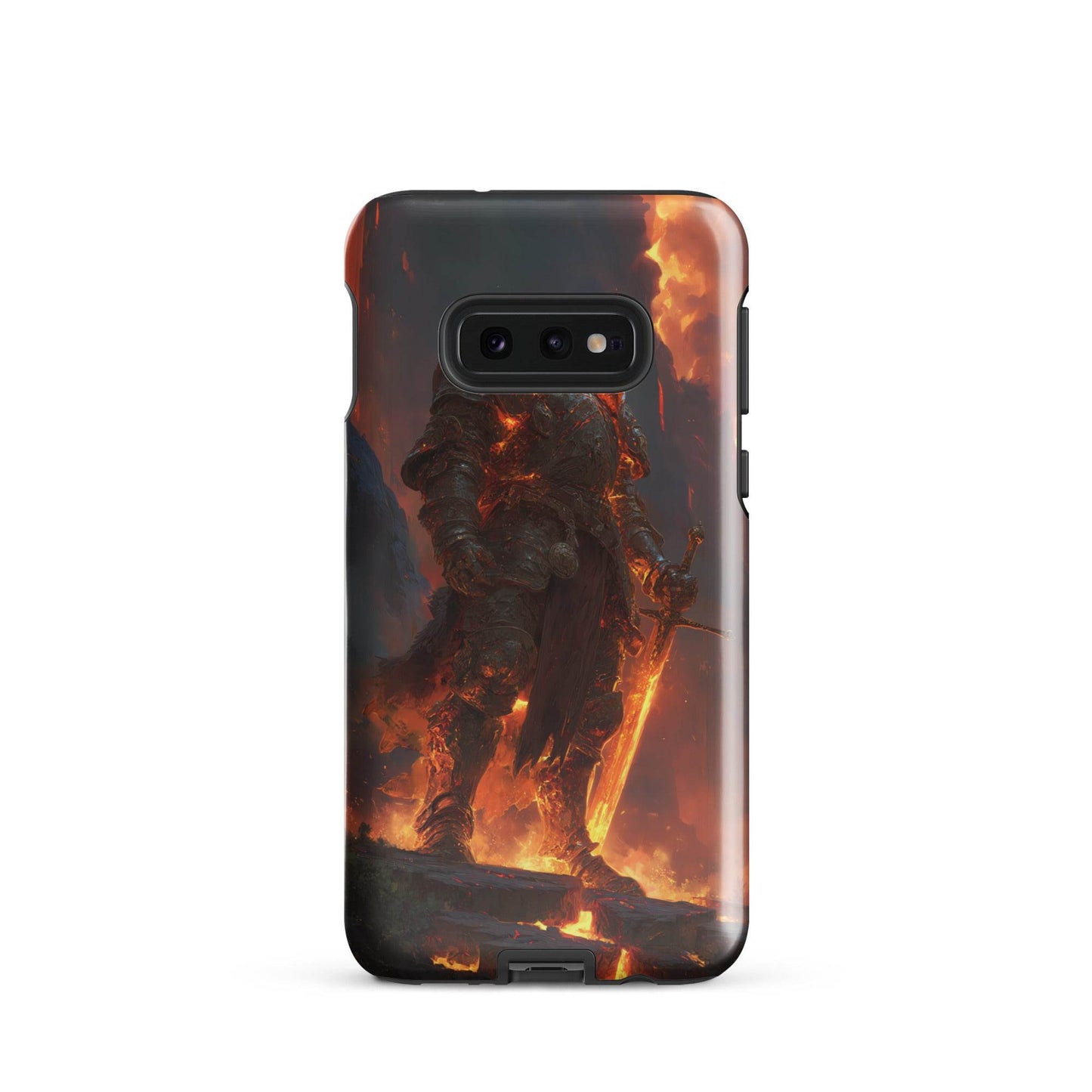 Fire Elemental Knight, Original Anime Art Tough case for Samsung® - Chromavolt