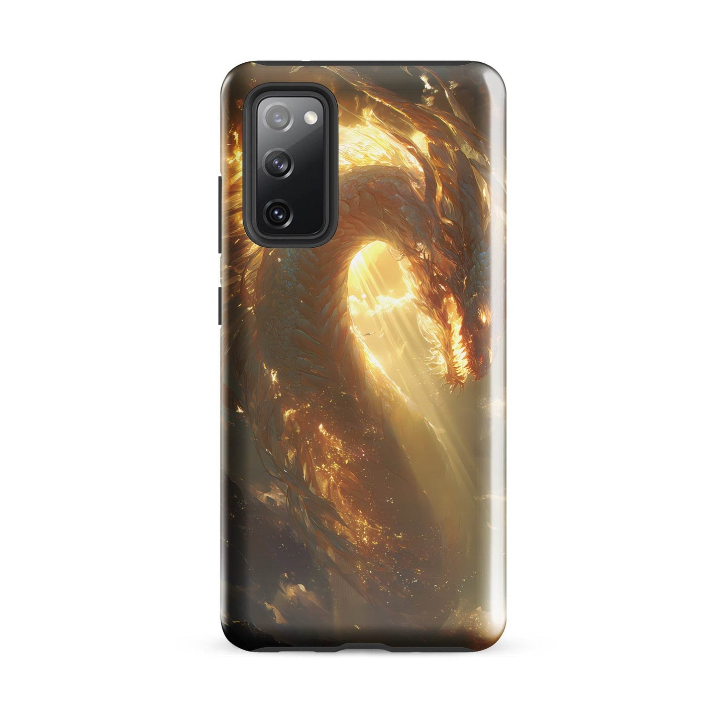Light Dragon: The Celestial Flame Tough case for Samsung® - Chromavolt