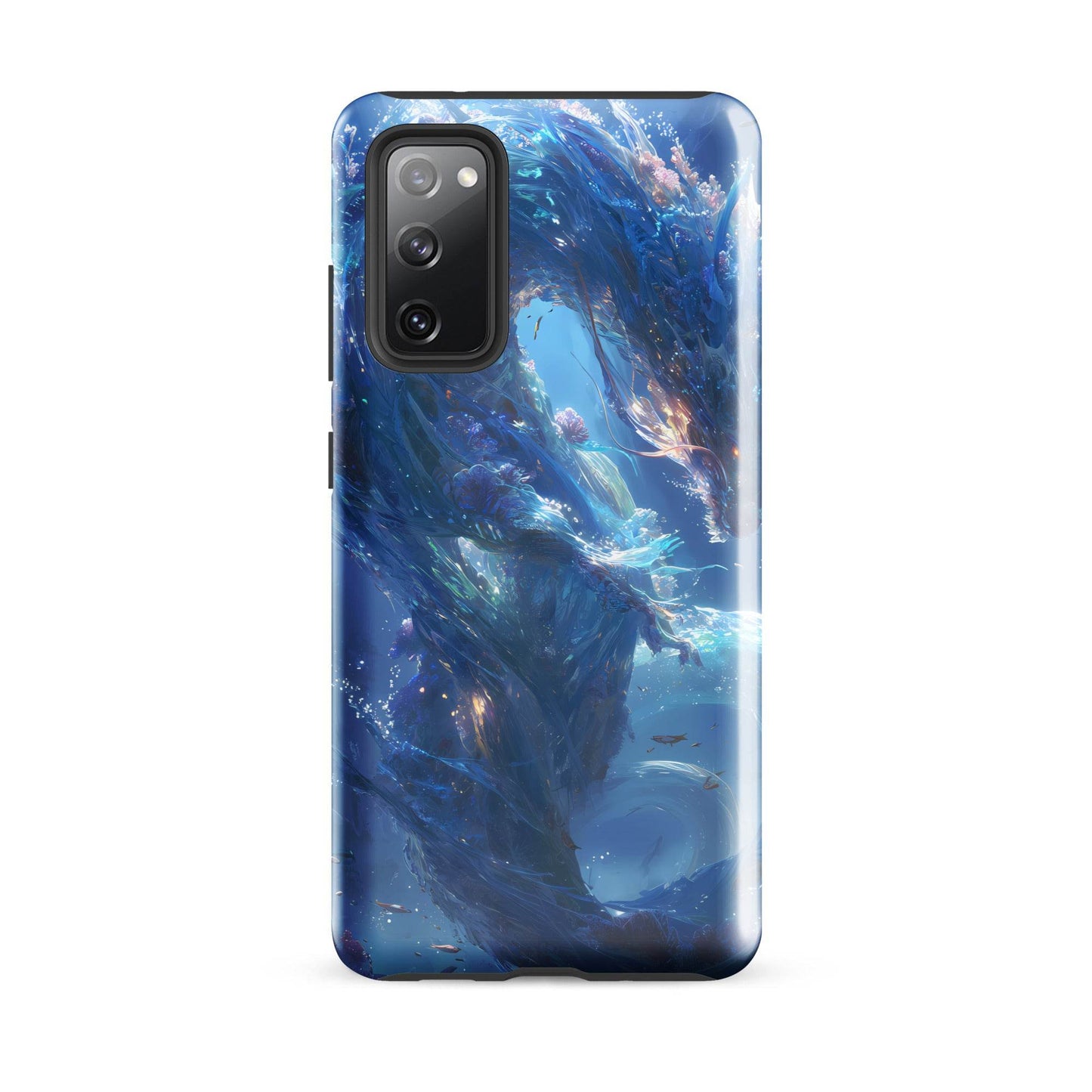 Water Dragon: The Serpent of Serenity Tough case for Samsung® - Chromavolt