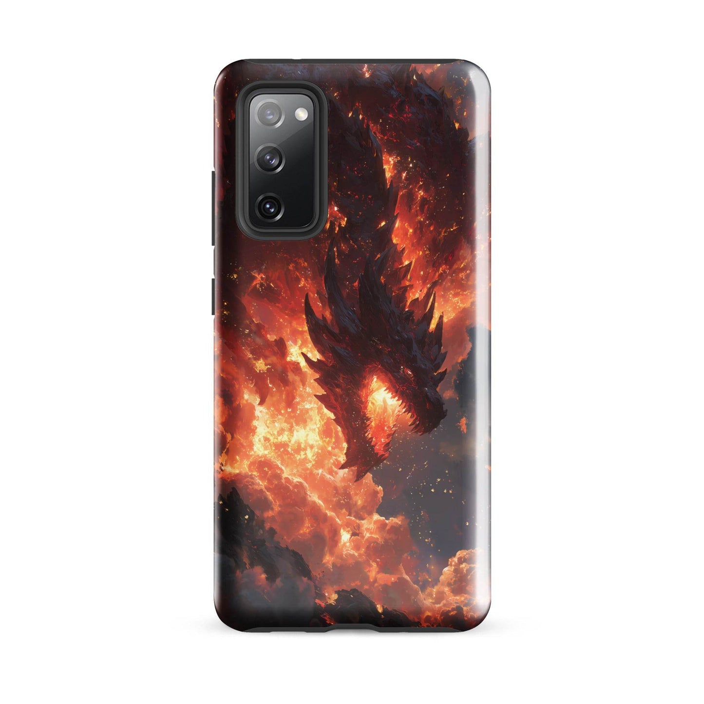 Fire Dragon: The Inferno Sovereign Tough case for Samsung® - Chromavolt