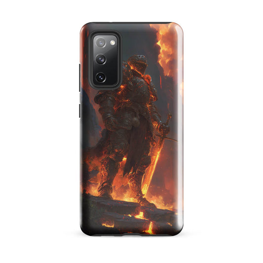 Fire Elemental Knight, Original Anime Art Tough case for Samsung® - Chromavolt