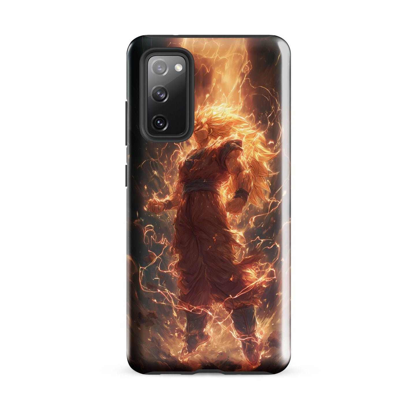 Super Saiyan 3 Goku, Dragon Ball Z Anime Fan Art Tough case for Samsung® - Chromavolt