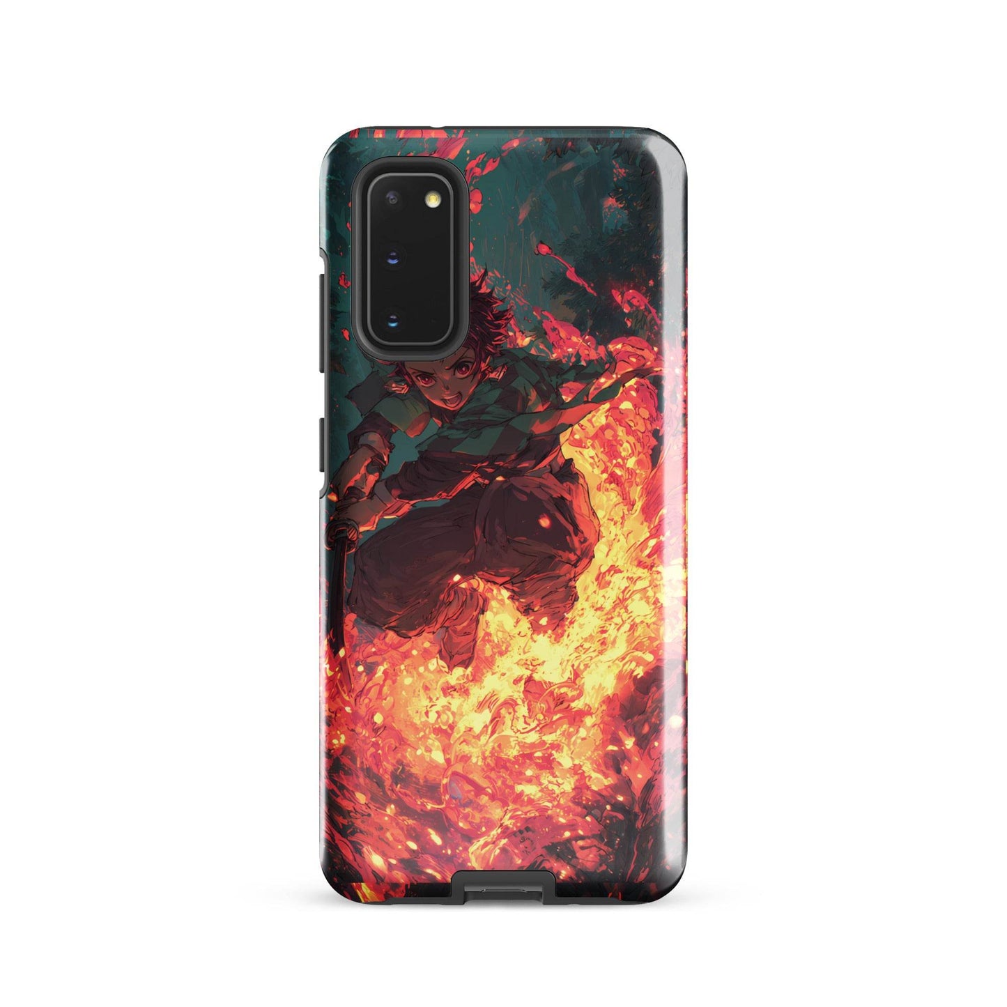 Tanjiro Kamado Hinokami Kagura, Demon Slayer Anime Tough case for Samsung® - Chromavolt