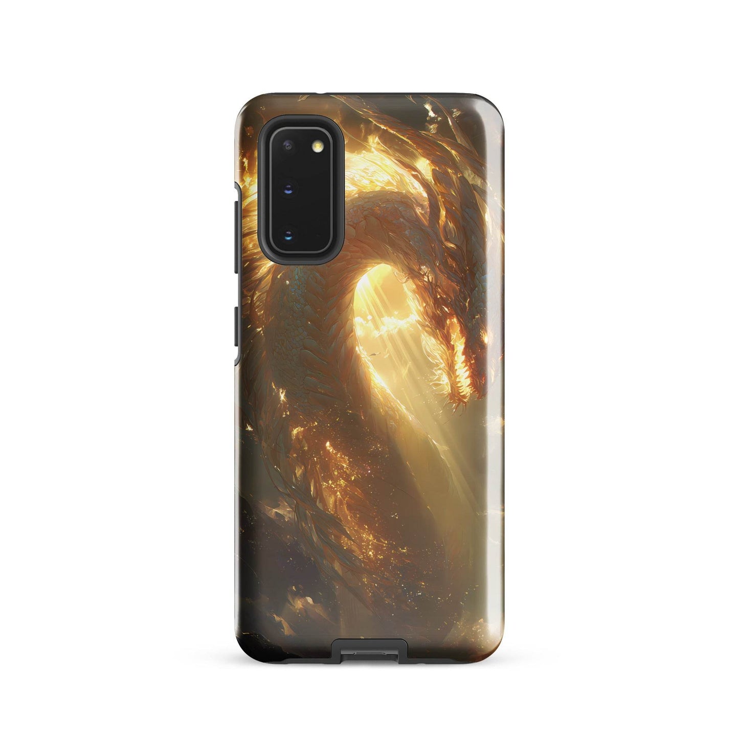 Light Dragon: The Celestial Flame Tough case for Samsung® - Chromavolt