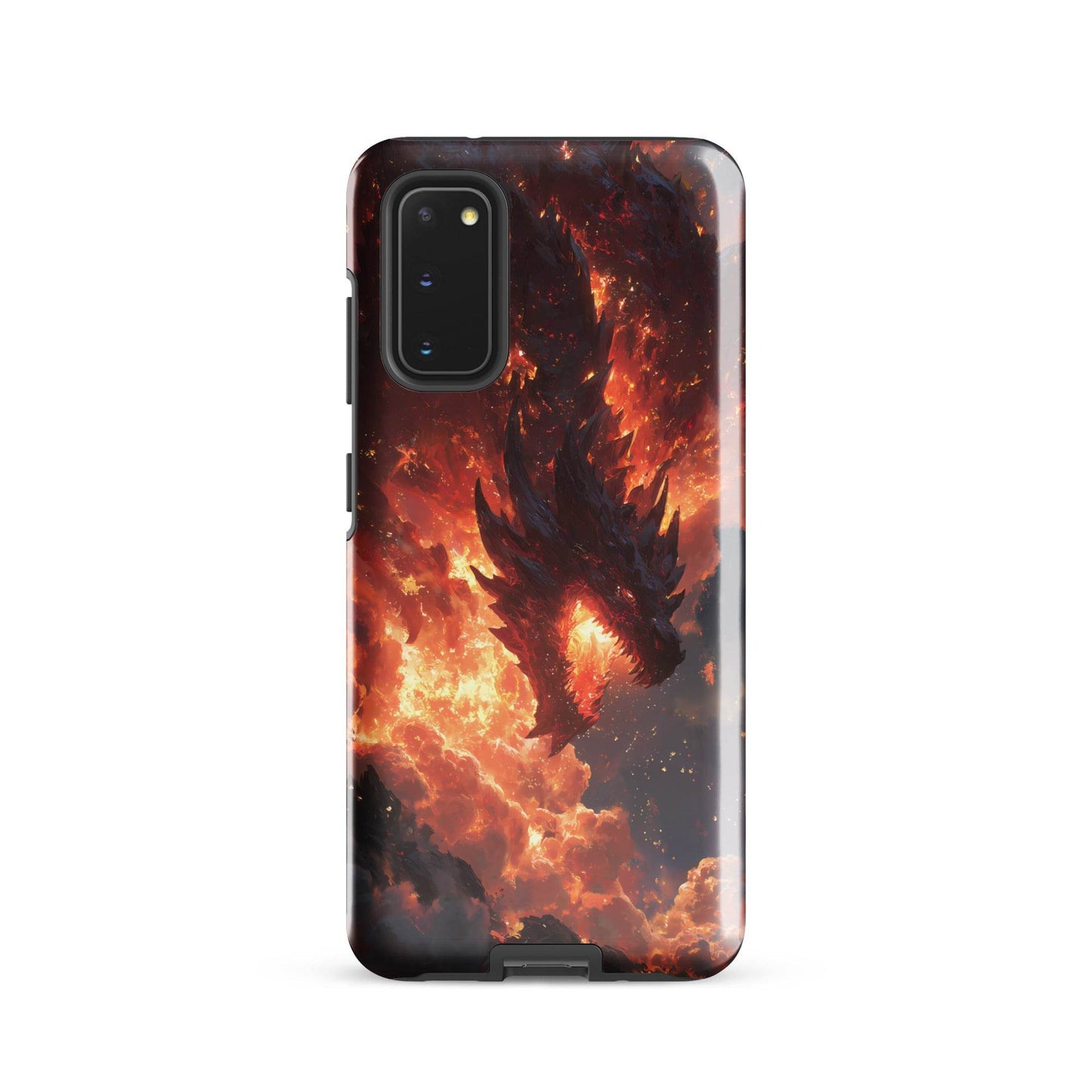 Fire Dragon: The Inferno Sovereign Tough case for Samsung® - Chromavolt