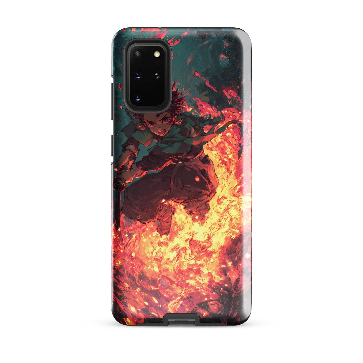 Tanjiro Kamado Hinokami Kagura, Demon Slayer Anime Tough case for Samsung® - Chromavolt