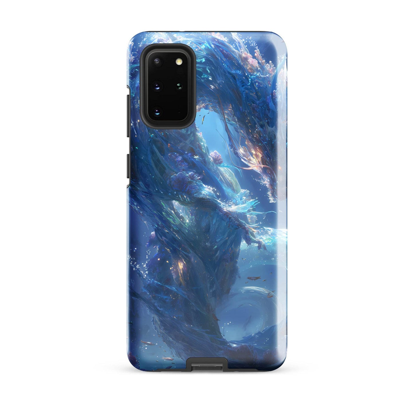 Water Dragon: The Serpent of Serenity Tough case for Samsung® - Chromavolt