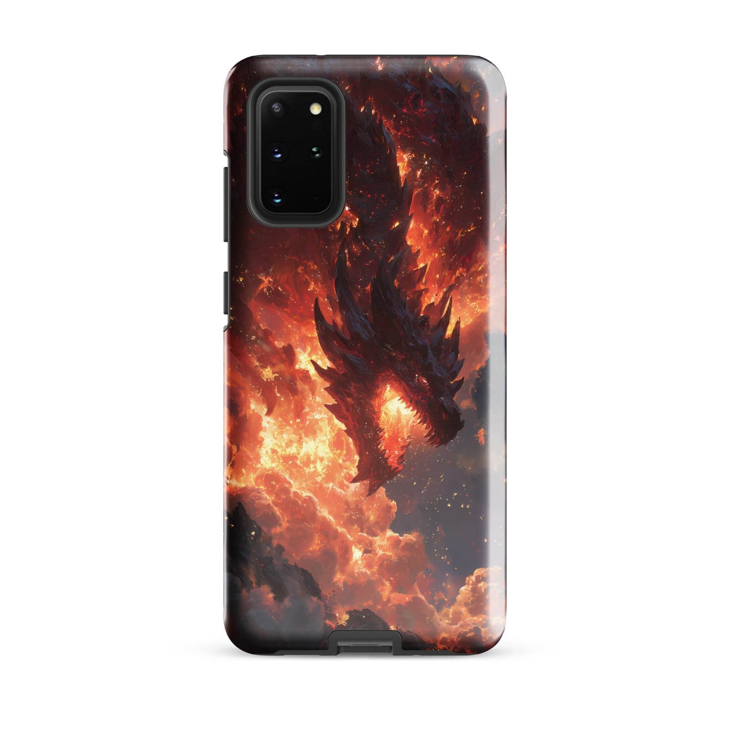 Fire Dragon: The Inferno Sovereign Tough case for Samsung® - Chromavolt
