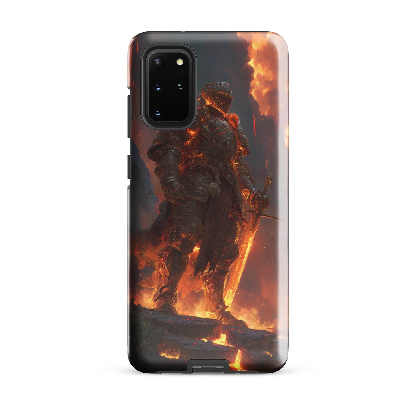 Fire Elemental Knight, Original Anime Art Tough case for Samsung® - Chromavolt