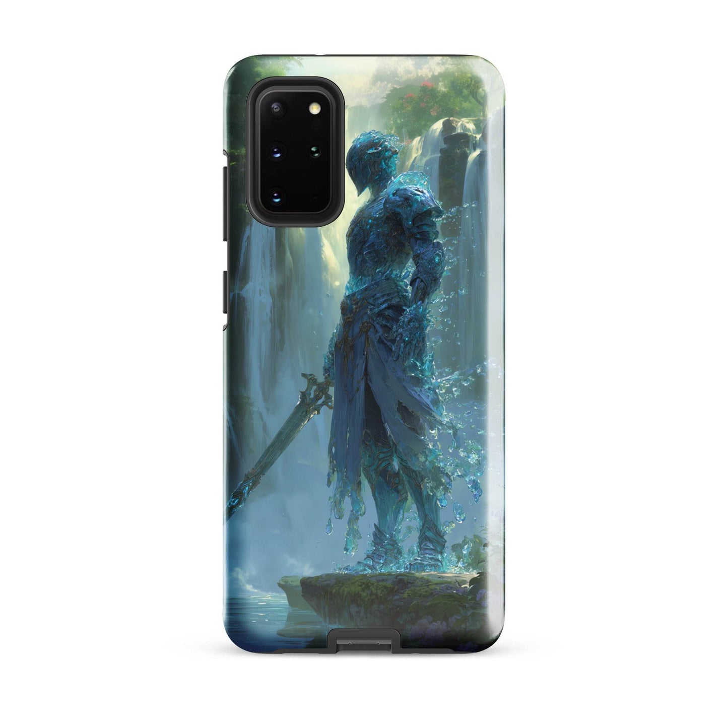 Water Elemental Knight, Original Anime Art Tough case for Samsung® - Chromavolt