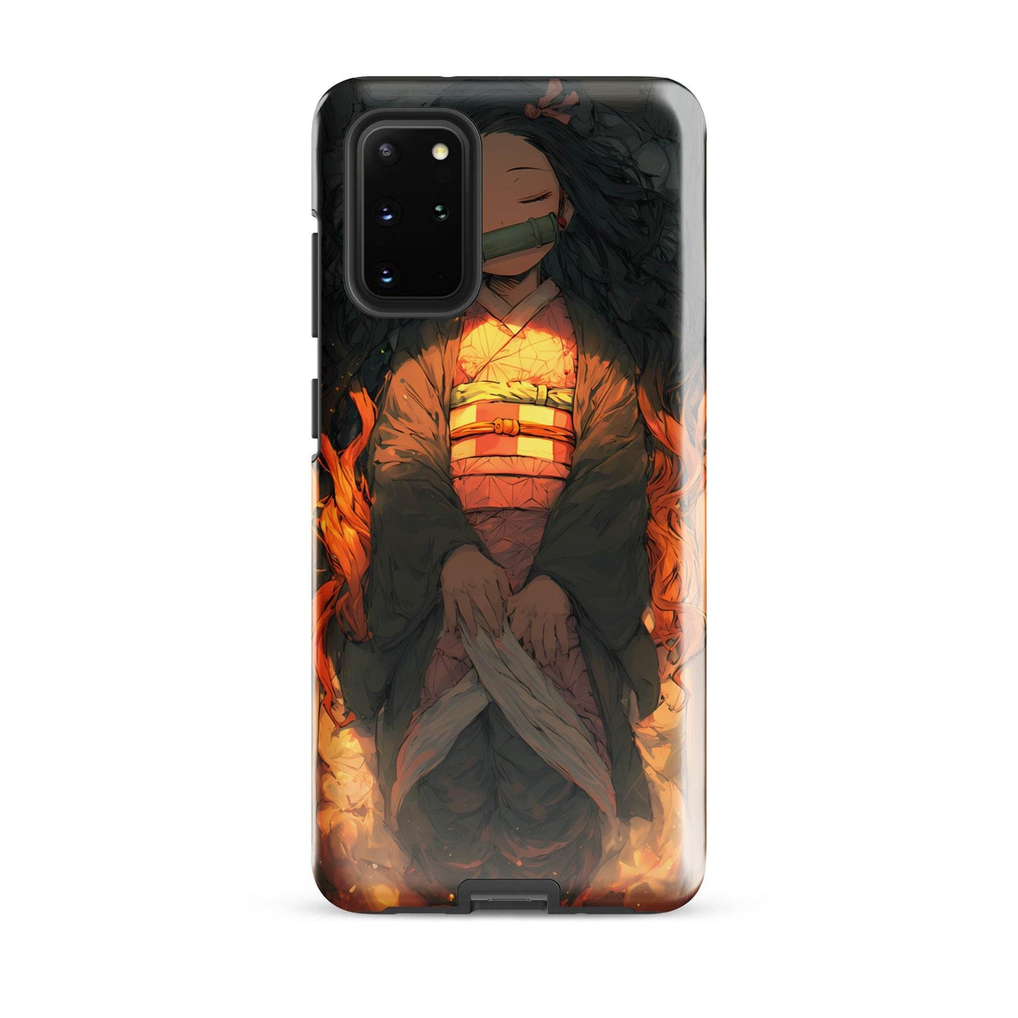 Sleeping Nezuko, Demon Slayer Anime Tough case for Samsung® - Chromavolt