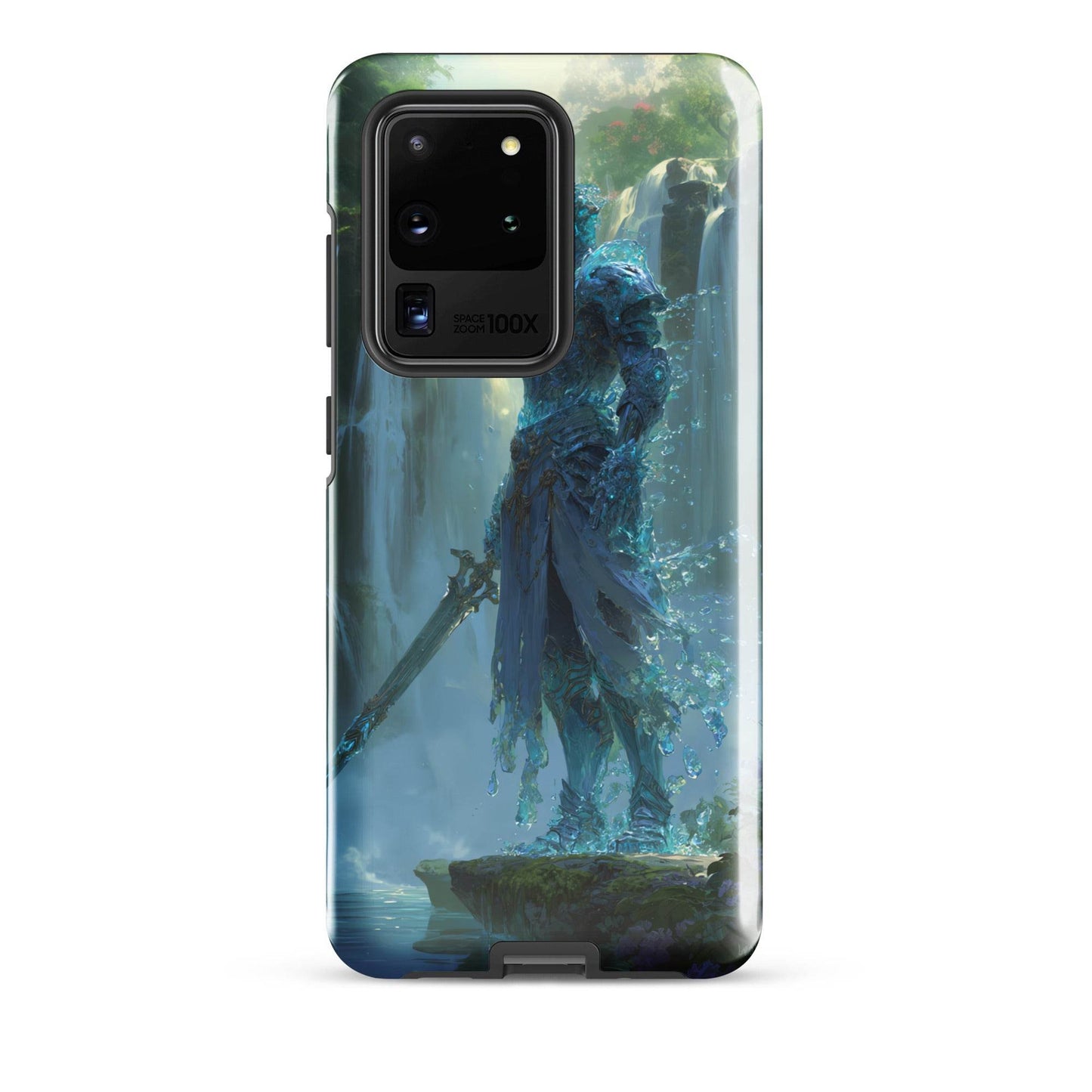 Water Elemental Knight, Original Anime Art Tough case for Samsung® - Chromavolt
