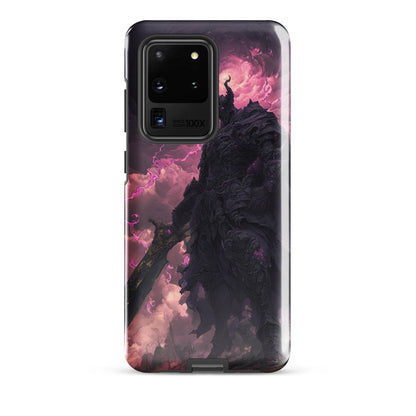 Dark Elemental Knight, Original Anime Art Tough case for Samsung® - Chromavolt