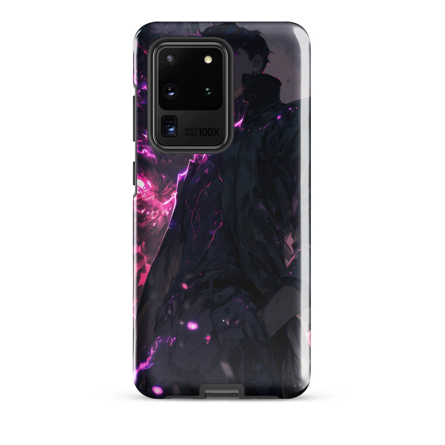 Solo Leveling Sung Jinwoo Shadow Monarch Anime Fan Art Tough case for Samsung® - Chromavolt
