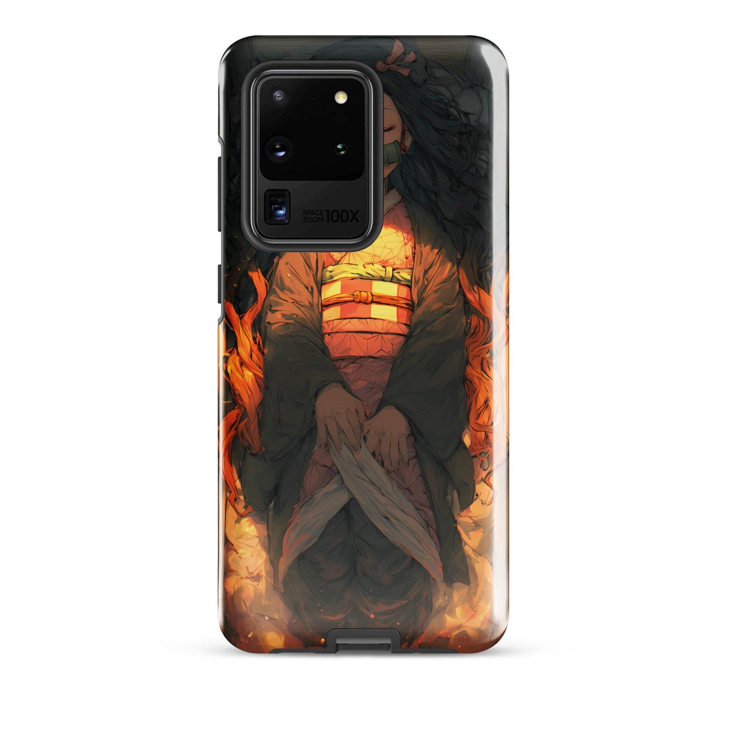 Sleeping Nezuko, Demon Slayer Anime Tough case for Samsung® - Chromavolt