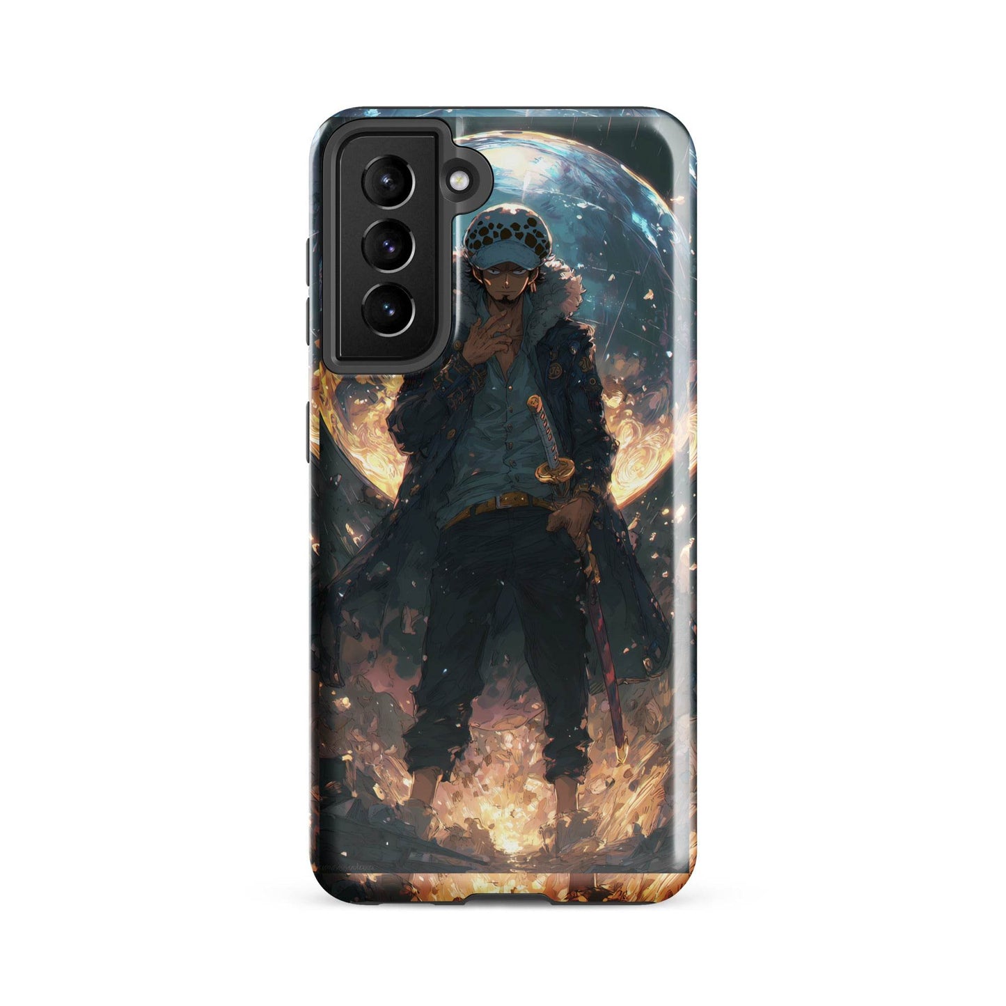 Trafalgar D. Water Law, One Piece Anime Tough case for Samsung® - Chromavolt