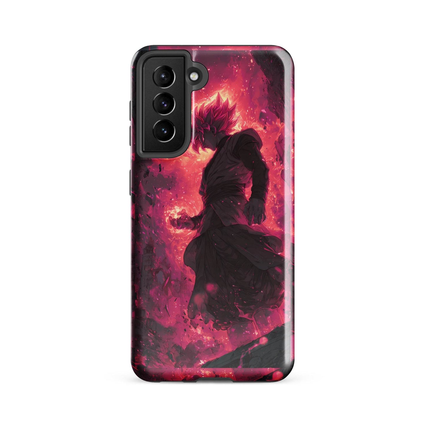 Zamasu Goku Black, Pink Rose Super Saiyan Dragon Ball Tough case for Samsung® - Chromavolt