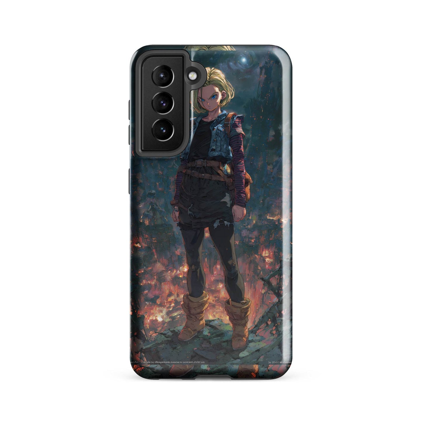 Android 18 Dragon Ball Z Anime Tough case for Samsung® - Chromavolt