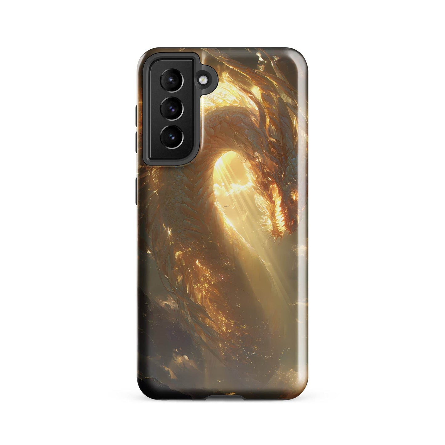 Light Dragon: The Celestial Flame Tough case for Samsung® - Chromavolt